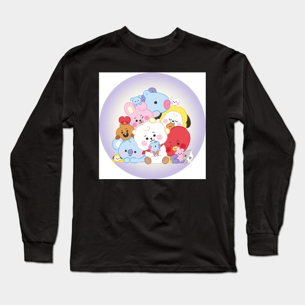 BT21 Long Sleeve T-Shirt by VinylPatch